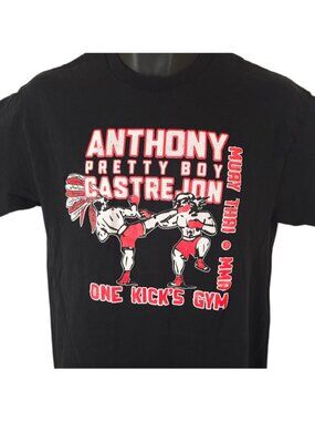 Anthony Pretty Boy Castrejon T Shirt Mens Size Medium Black Muay Thai MMA